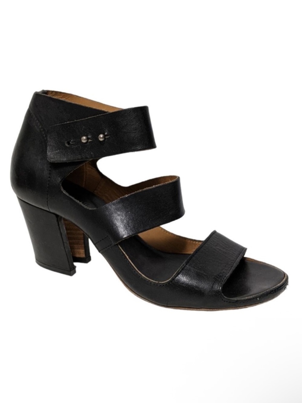 VIC MATIE Strapped Ankle Wrap Heeled Sandals 37